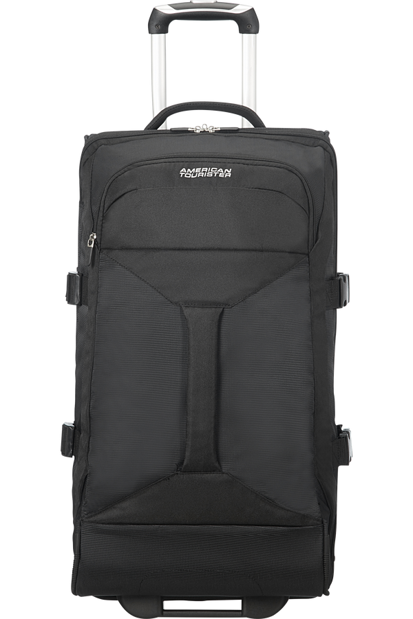 American Tourister Road Quest Bolsa de viaje con ruedas M Solid Black