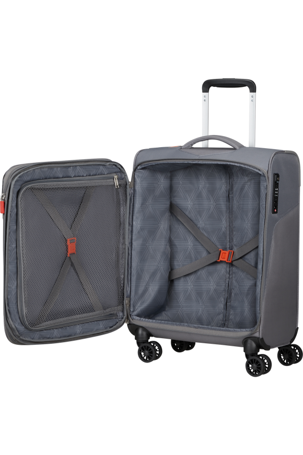 American Tourister Summerfunk Spinner Exp TSA 55cm  Titanium Grey