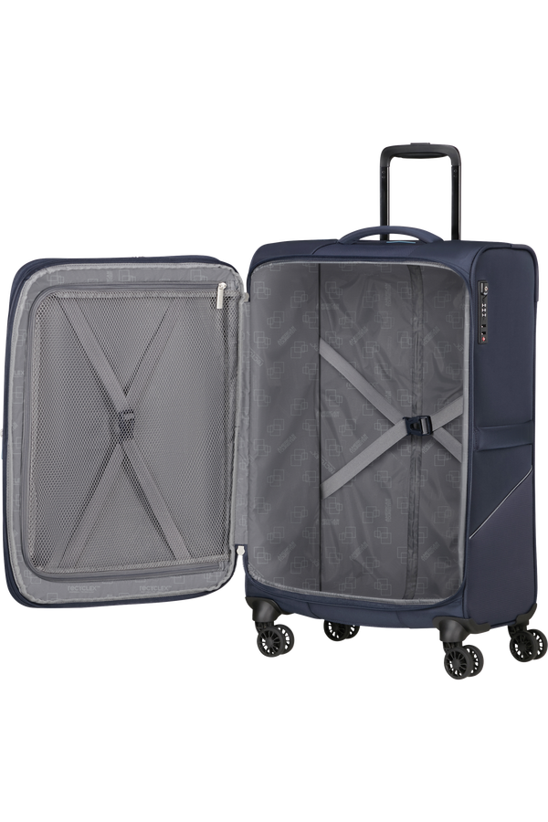 American Tourister SummerRide Spinner M EXP TSA 69cm Navy