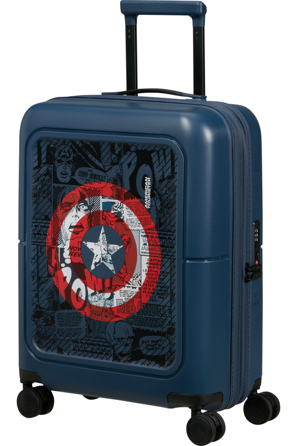 American Tourister Dashpop Disney Spinner Expandable TSA Marvel 55cm  Capt America Shield