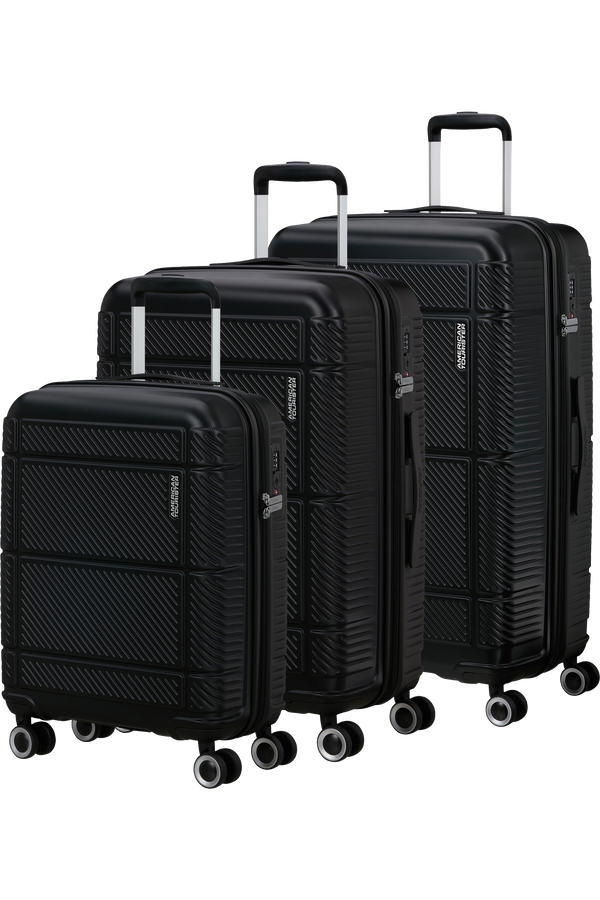 American Tourister Speedplay 3 PC Set A  Negro