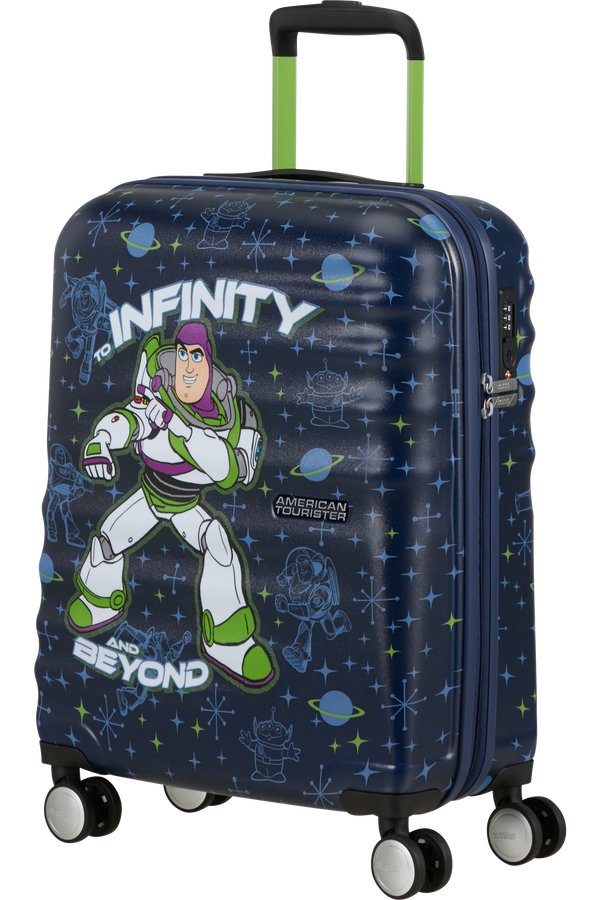 Disney Wavebreaker 55cm Maleta de Cabina | American Tourister Disney Wavebreaker Spinner TSA Disney Fl 55cm  Buzz Lightyear
