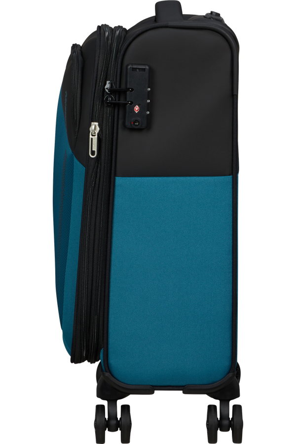 American Tourister Daring Dash Spinner Expandable TSA S  Black/Blue