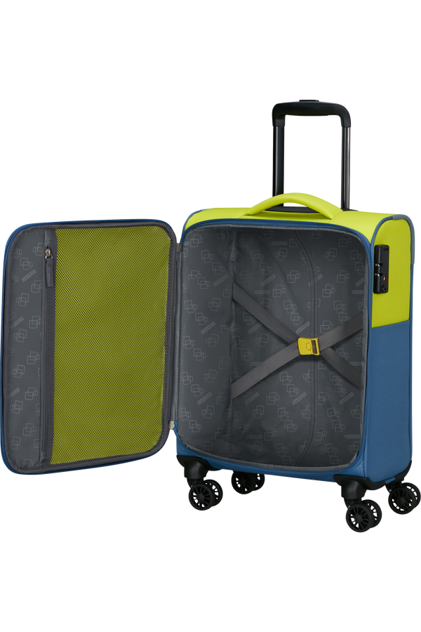American Tourister Daring Dash Spinner Expandable TSA S  Lime/Coronet American Tourister Daring Dash Spinner Expandable TSA S  Lime/Coronet