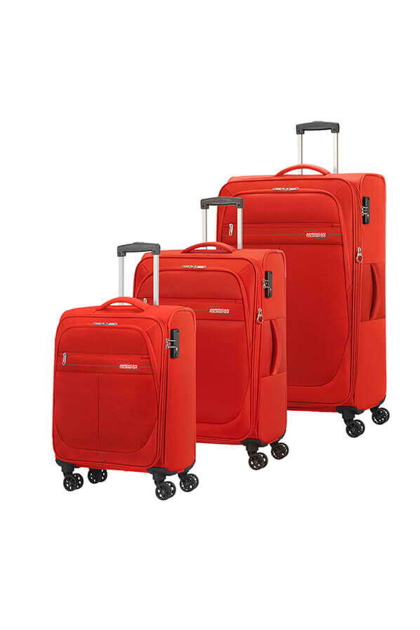 Deep Dive 3 PC Set A Red/Grey | American Tourister España