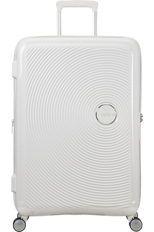 American Tourister Soundbox Spinner expansible 77cm Pure White