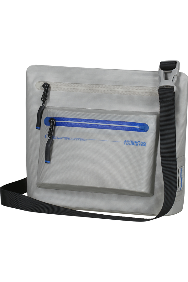 Colourdry M Bolso | American Tourister Colourdry Shoulder Bag M  Glacial Silver