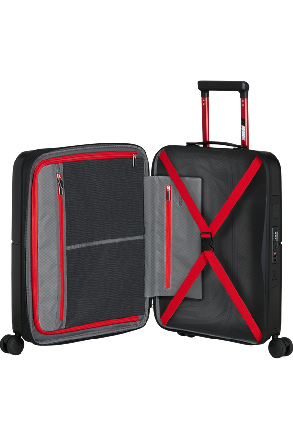 Dashpop Disney 55cm Maleta de Cabina | American Tourister Dashpop Disney Spinner Expandable TSA Disney 55cm  Racing Mickey