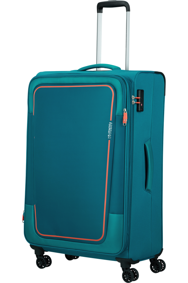 American Tourister Pulsonic Spinner Expandable 81cm  Stone Teal American Tourister Pulsonic Spinner Expandable 81cm  Stone Teal