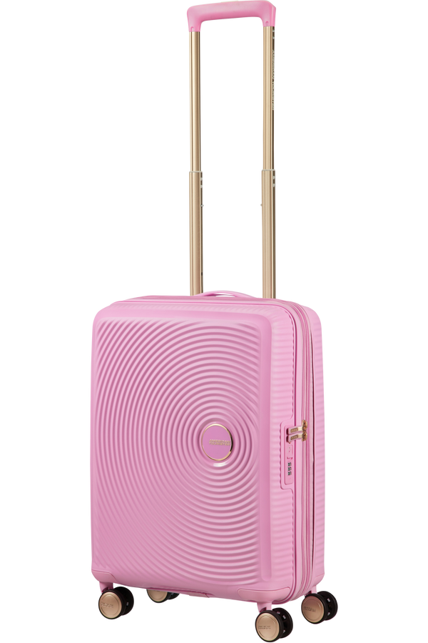 American Tourister Soundbox Spinner TSA Expandable 55cm  Pearl Pink/Gold