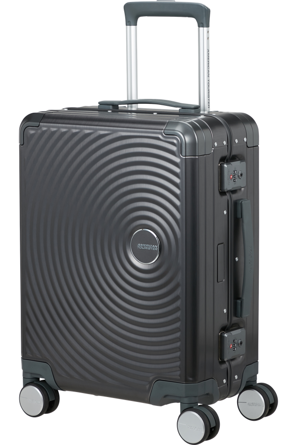 American Tourister Soundbox Alu Spinner TSA 55cm  Brushed Anthracite American Tourister Soundbox Alu Spinner TSA 55cm  Brushed Anthracite