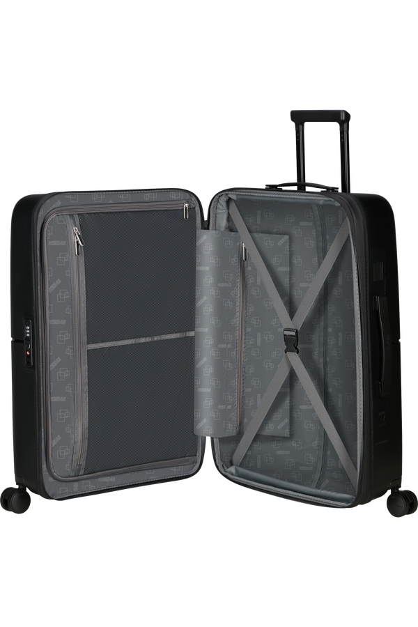 American Tourister DashPop Spinner Expandable TSA 67cm True Black American Tourister DashPop Spinner Expandable TSA 67cm True Black