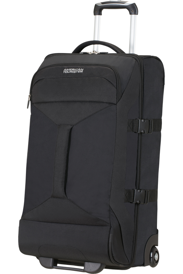American Tourister Road Quest Bolsa de viaje con ruedas M Solid Black