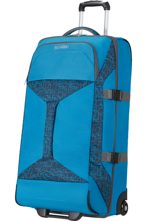 American Tourister Road Quest Bolsa de viaje con ruedas L Bluestar Print