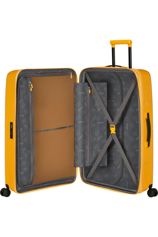 American Tourister DashPop Spinner Expandable TSA 77cm Golden Yellow