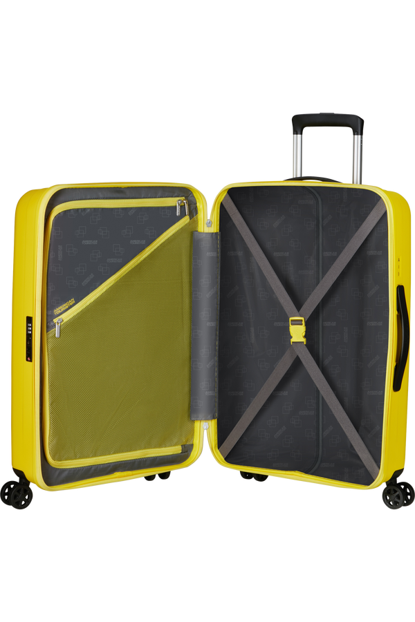 American Tourister Rejoy Spinner 68/25 Tsa 68  Electric Yellow