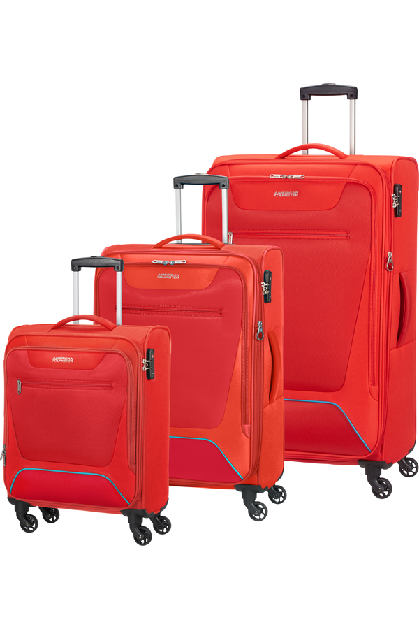 American Tourister Hyperbreez 3 pc Set A  Rojo