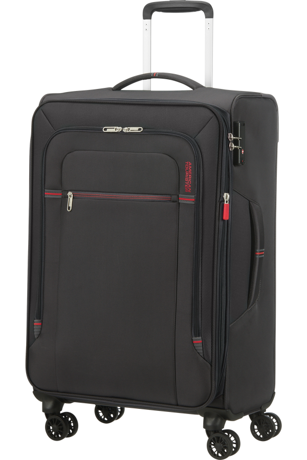 American Tourister Crosstrack Spinner Expandable 67cm  Grey/Red