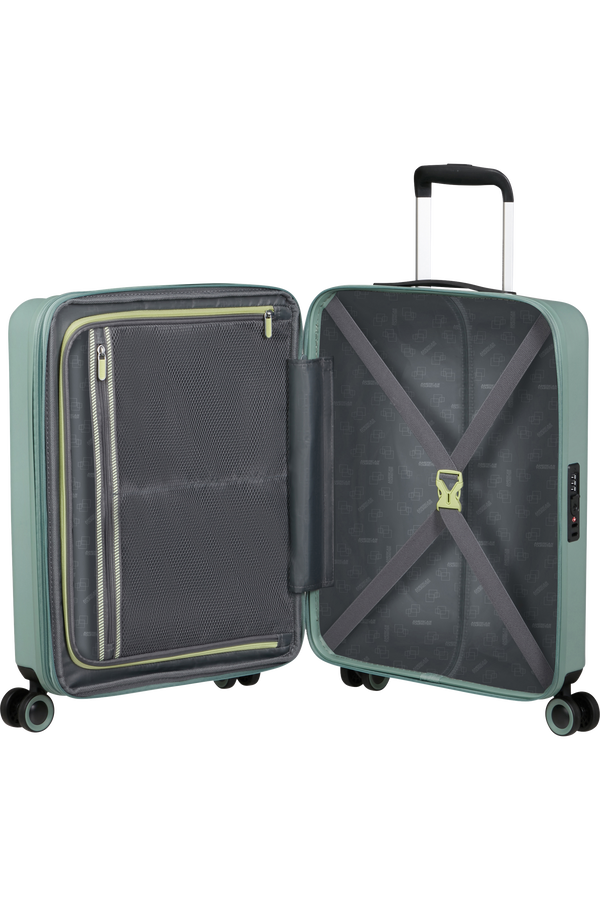 American Tourister Dynabelt Spinner EXP TSA 55cm  Misty Green American Tourister Dynabelt Spinner EXP TSA 55cm  Misty Green