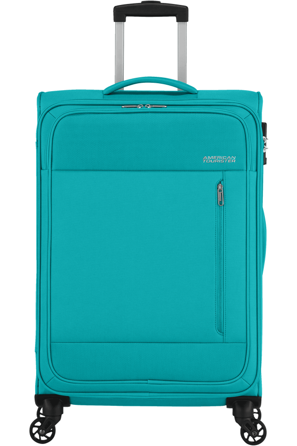 American Tourister Heat Wave Spinner TSA 68cm Aqua Blue