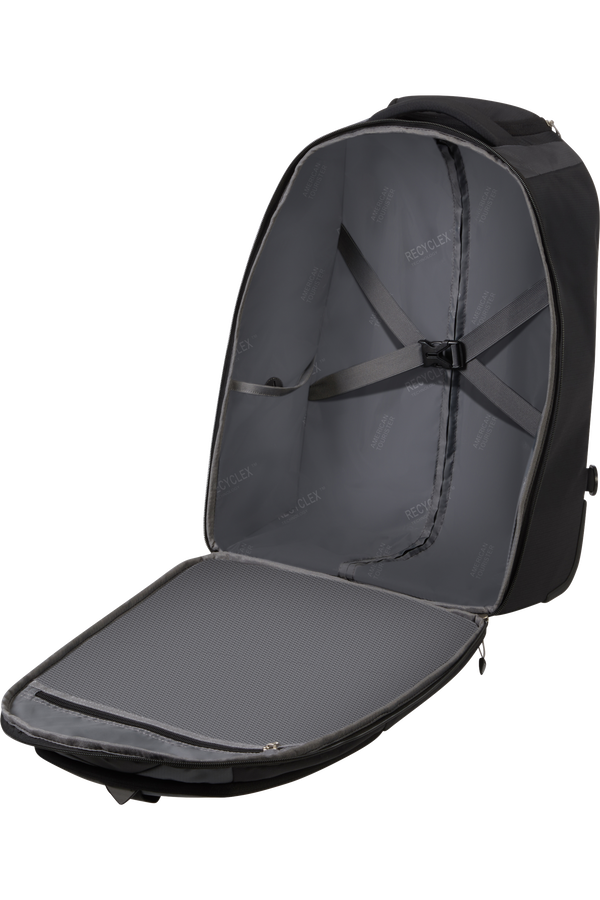 American Tourister Fast Route Laptop Backpack with Wheels Sporty 15.6'  Black/Grey