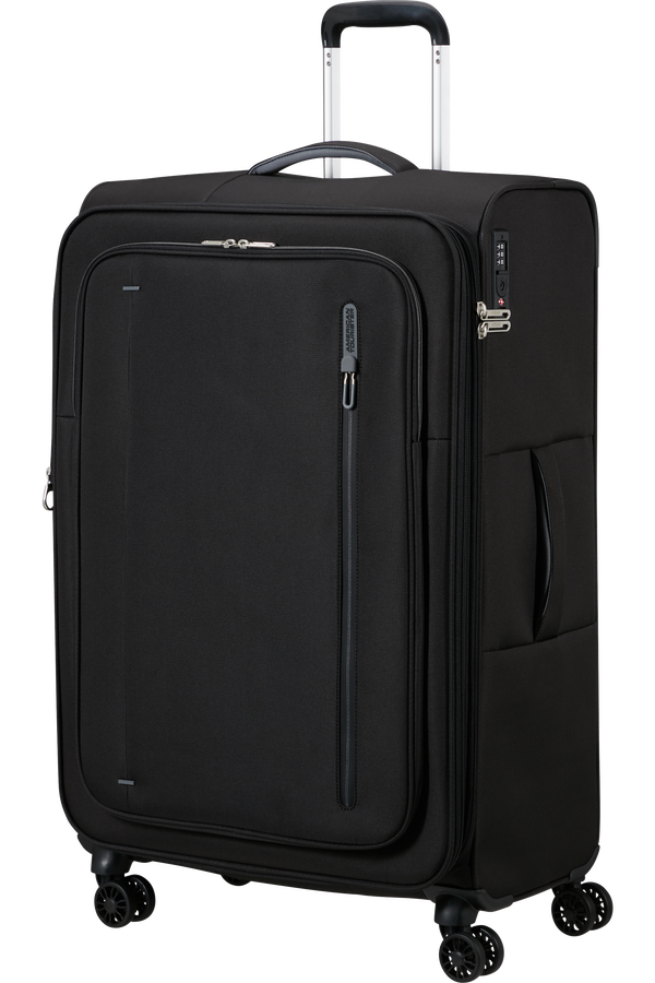 American Tourister Cloudrider Spinner EXP TSA L  Jet Black