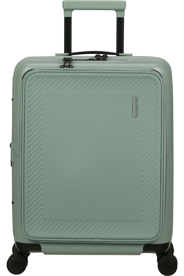 American Tourister DashPop Spinner Expandable Frontloader 55cm  Iceberg Green