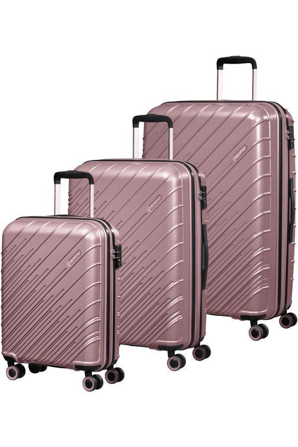 American Tourister Speedstar 3 PC SET A  Rose Gold