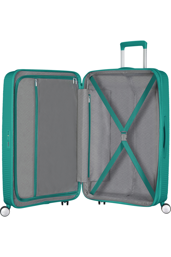 American Tourister Soundbox Spinner TSA Expandable 77cm  Forest Green American Tourister Soundbox Spinner TSA Expandable 77cm  Forest Green