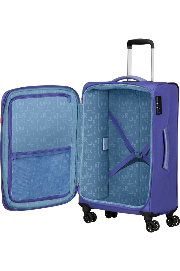 American Tourister Pulsonic Spinner Expandable 68cm  Soft Lilac American Tourister Pulsonic Spinner Expandable 68cm  Soft Lilac
