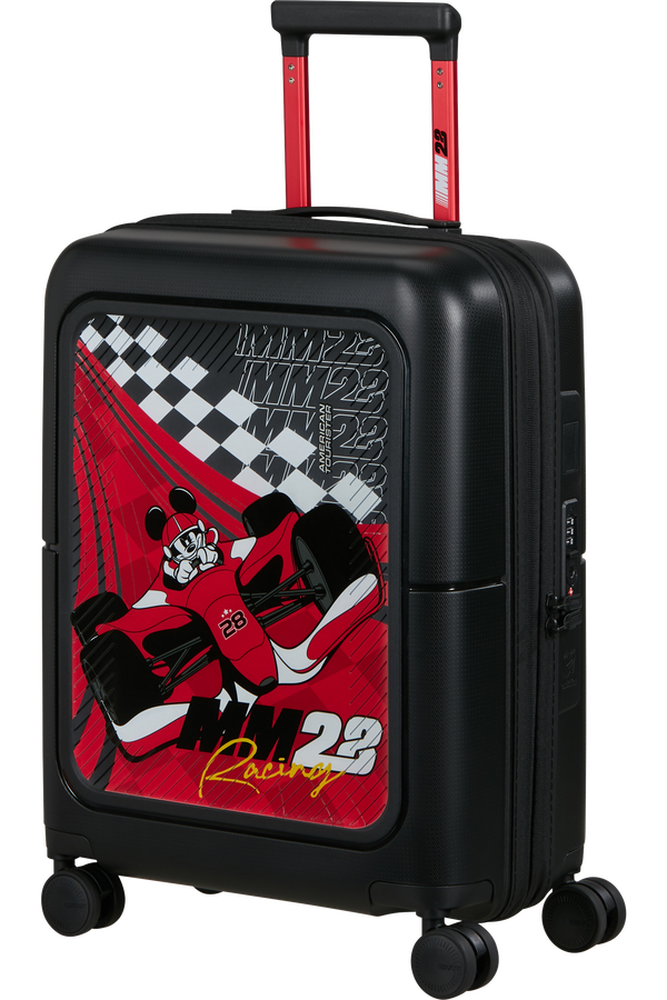 Dashpop Disney 55cm Maleta de Cabina | American Tourister Dashpop Disney Spinner Expandable TSA Disney 55cm  Racing Mickey