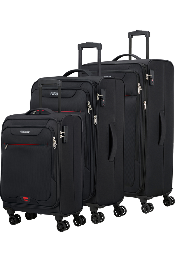 American Tourister Street Roll 3 Pc Set B  Negro