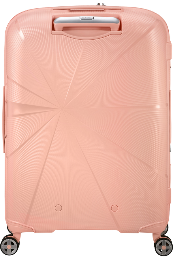 American Tourister StarVibe Spinner Expandable TSA 67cm  Metallic Peach