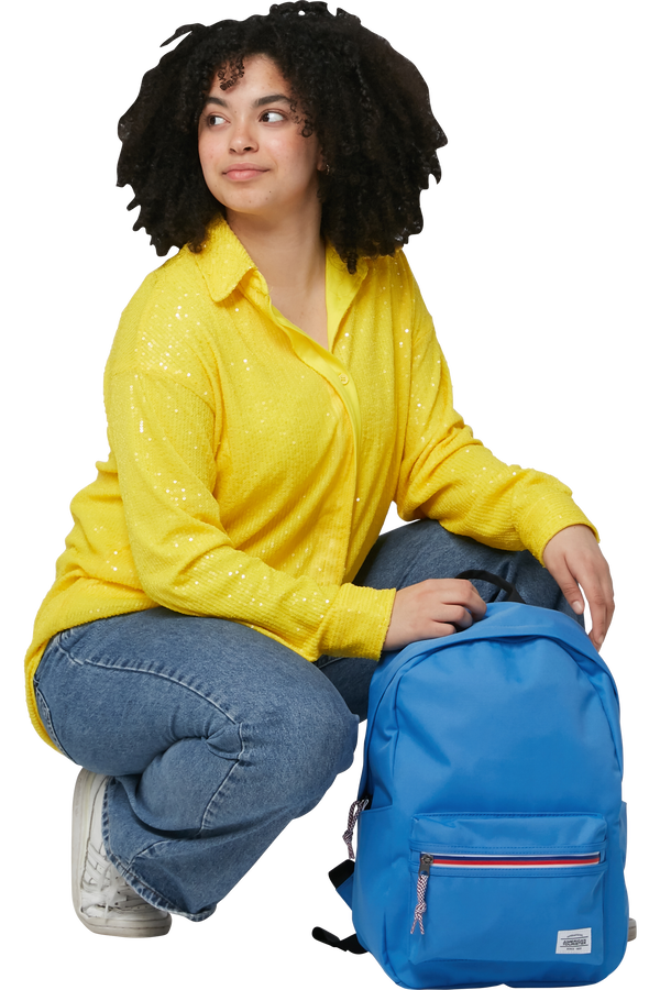 American Tourister UpBeat Backpack Zip  Tranquil Blue American Tourister UpBeat Backpack Zip  Tranquil Blue