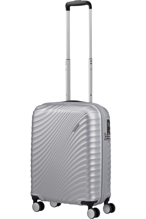 American Tourister Jetglam Spinner 55cm  Metallic Silver
