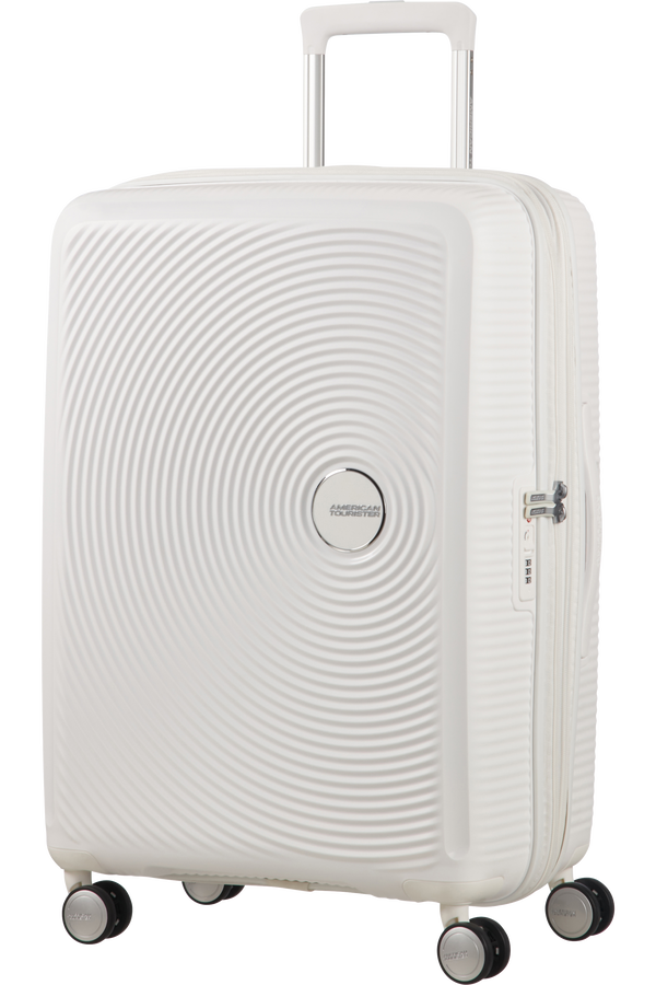 American Tourister Soundbox Spinner expansible 67cm Pure White