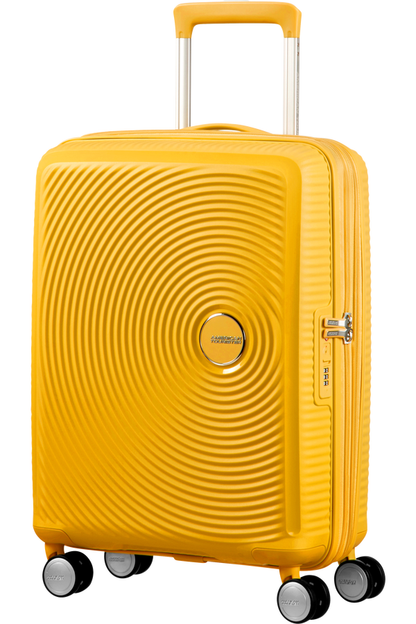 American Tourister Soundbox Spinner 55  Golden Yellow