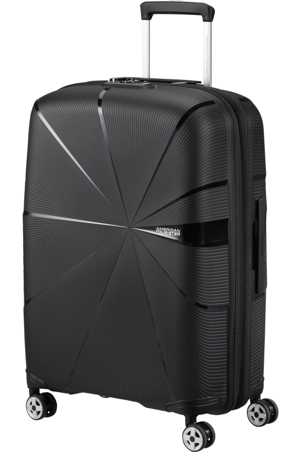American Tourister Starvibe Spinner Expandable TSA 67cm Negro American Tourister Starvibe Spinner Expandable TSA 67cm Negro