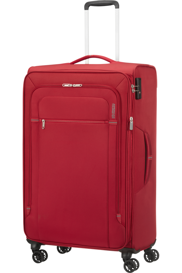 American Tourister Crosstrack Spinner Expandable 79cm  Red/Grey