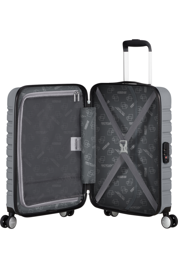 American Tourister Flashline Spinner 55/20 TSA  Sky Silver