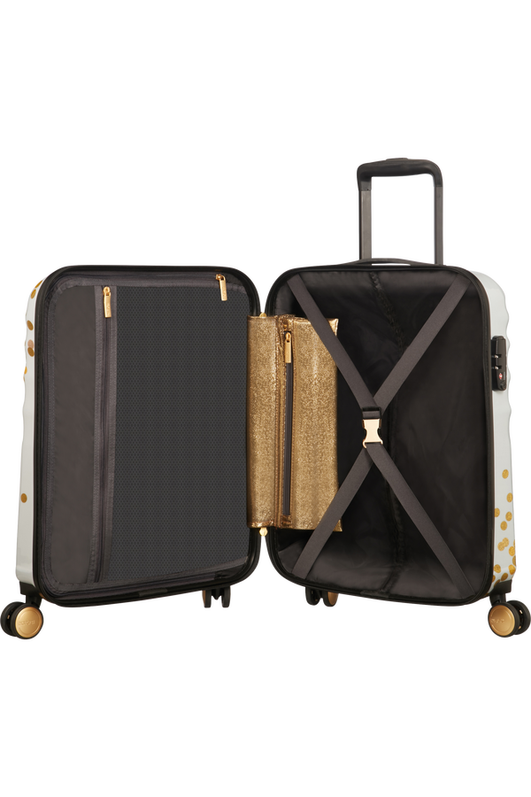 American Tourister Wavebreaker Spinner 55cm  Confetti White