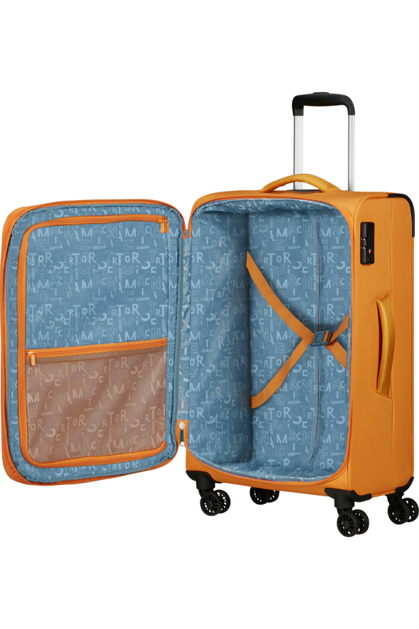 American Tourister Pulsonic Spinner Expandable 68cm  Sunset Yellow