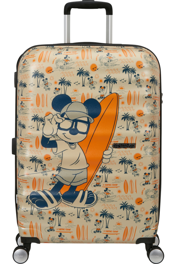 American Tourister Disney Wavebreaker Spinner TSA Disney Fl 67cm  Mickey Super Surfer