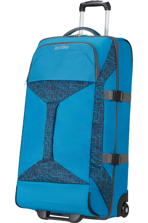 American Tourister Road Quest Bolsa de viaje con ruedas L Bluestar Print