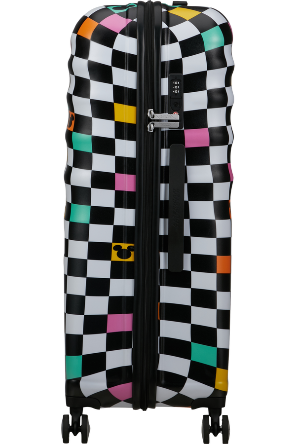 American Tourister Disney Wavebreaker Spinner TSA Disney Fl 77cm  Mickey Check