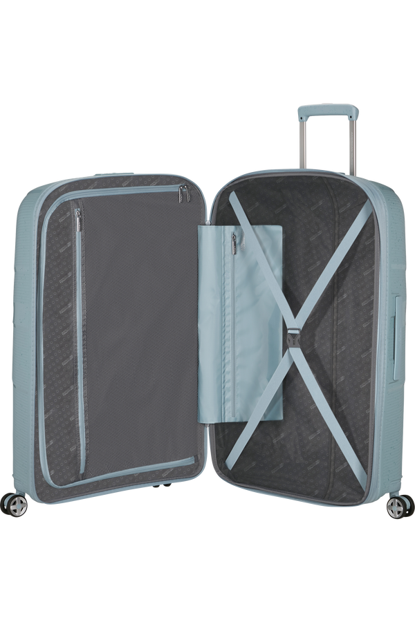 American Tourister StarVibe Spinner Expandable TSA LTD 77cm  Azzurro Speckles