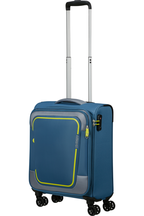 American Tourister Pulsonic Spinner Expandable 55 cm  Coronet Blue American Tourister Pulsonic Spinner Expandable 55 cm  Coronet Blue