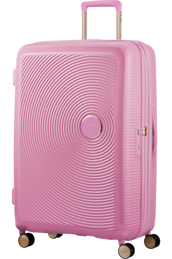 American Tourister Soundbox Spinner TSA Expandable 77cm  Pearl Pink/Gold