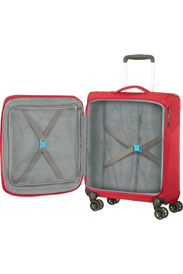 American Tourister Summerfunk Spinner Exp TSA 55cm  Rojo