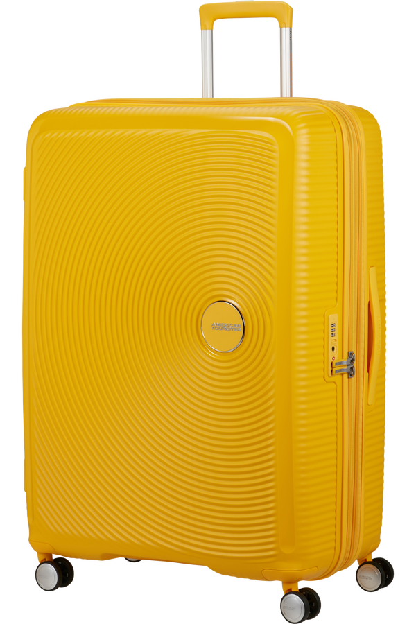 American Tourister SoundBox Spinner TSA Expandable 80cm  Golden Yellow